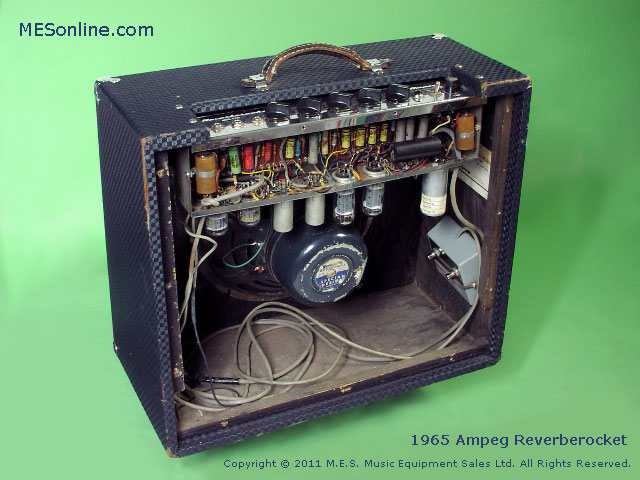 1965 Ampeg Reveberocket combo amplifier with Jensen Speaker, image 6