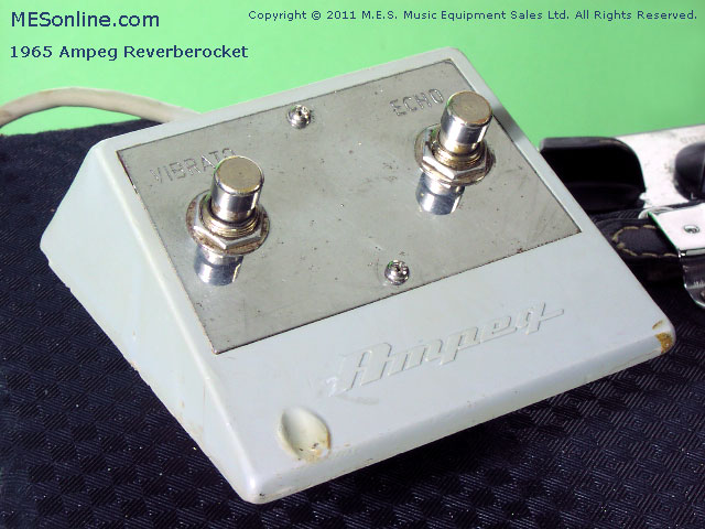 1965 Ampeg Reveberocket combo amplifier with Jensen Speaker, footswitch, image 19