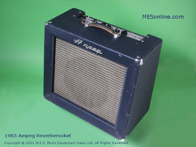 1965 Ampeg Reveberocket combo amplifier with Jensen Speaker, image 3