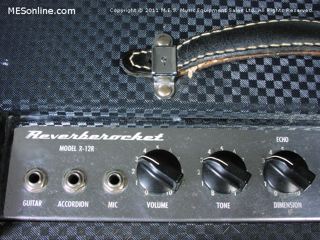 1965 Ampeg Reveberocket combo amplifier with Jensen Speaker, image 10