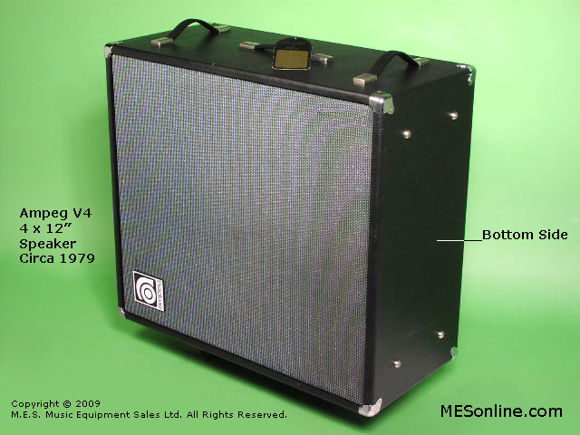 1979 Ampeg V4 amplifier head with 4 x 12 EXV4 speaker cabinet, image 7