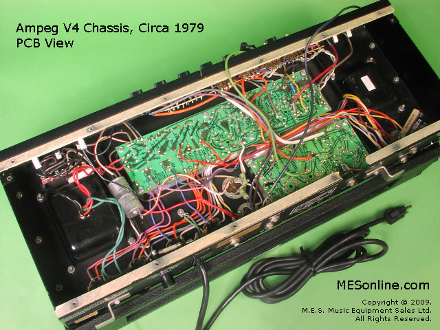 1979 Ampeg V4 amplifier head with 4 x 12 EXV4 speaker cabinet, image 23