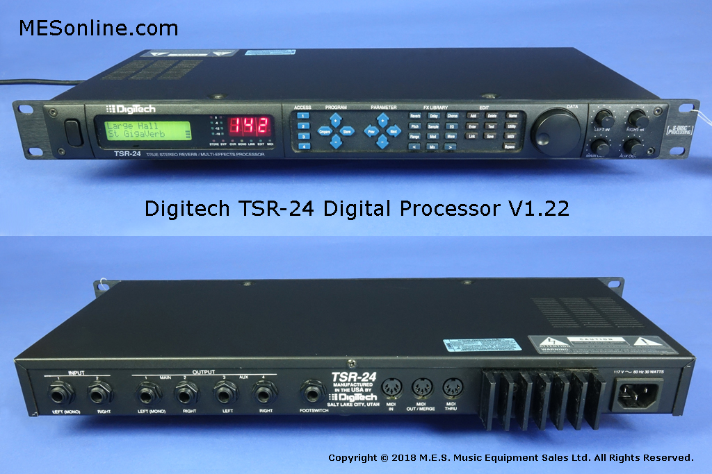 Digitech TSR-24 True Stereo Reverb, image 6