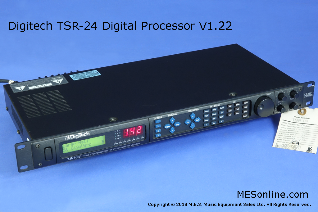 Digitech TSR-24 True Stereo Reverb, image 1