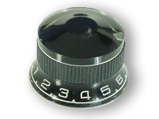 Ibanez 1970's NOS Sure Grip 1 Knob Black
