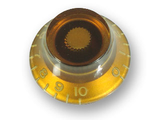 Ibanez 1970's NOS Bell Knob Amber