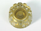Thumbnail 1970's NOS Serrated Speed Knob Gold 