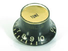 Thumbnail 1970's NOS Reflector Knob Black