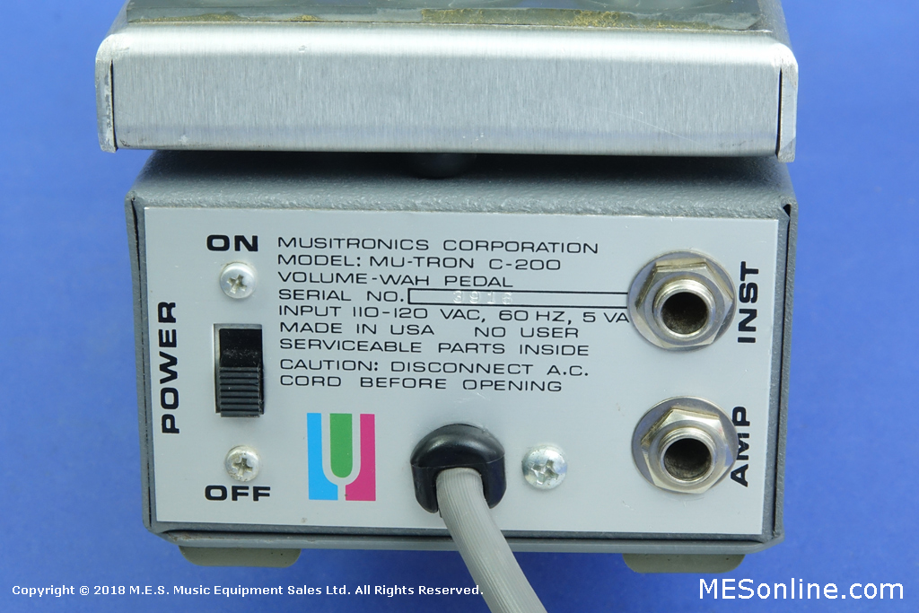 Mu-tron C-200 Vol-Wah, image 4