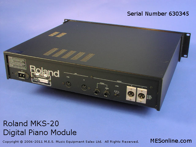 Roland MKS-20 Back Right
