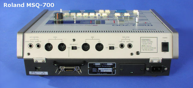Roland MSQ700 Back