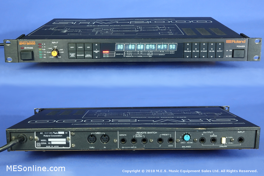 Roland SRV-2000 Digital Reverb, image 5