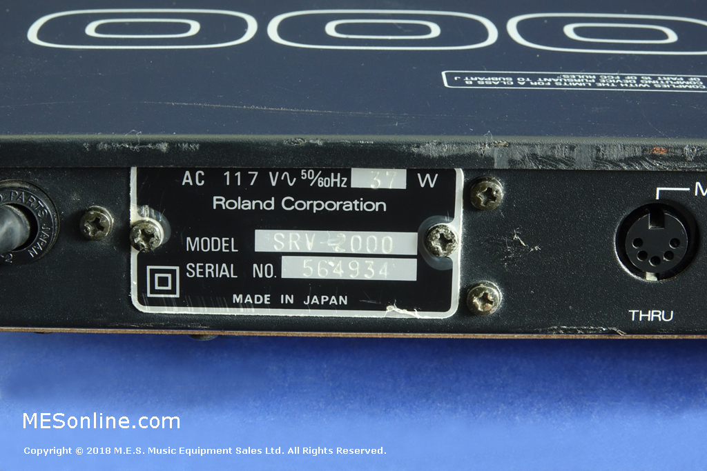 Roland SRV-2000 Digital Reverb, image 10