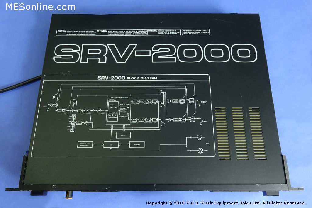 Roland SRV-2000 Digital Reverb, image 8