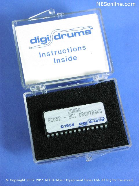 1985 Sequential Circuits Drumtraks EPROM drum sound chip by Digidrum image 10