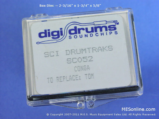 1985 Sequential Circuits Drumtraks EPROM drum sound chip by Digidrum image 9