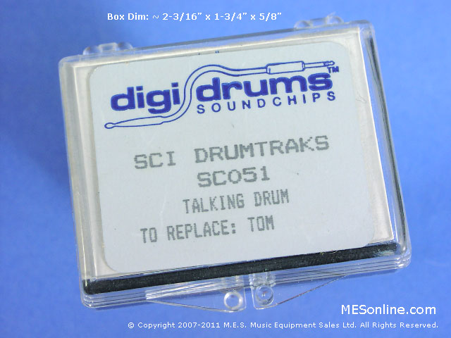 1985 Sequential Circuits Drumtraks EPROM drum sound chip by Digidrum image 7